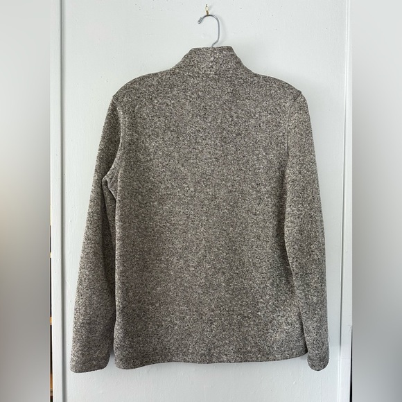 Eddie Bauer Gray 1/4 Zip Fleece Pullover Sweater Size Small - Picture 4 of 4